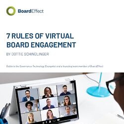 The 7 Rules Of Virtual Board Engagement