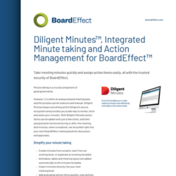 Diligent Minutes For BoardEffect