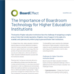 The Importance Of Boardroom Technology For Higher Education Institutions