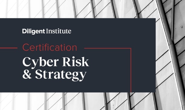 diligent certification cyber risk and strategy