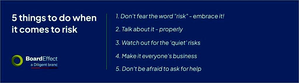 BoardEffect 5 things to do for managing risk