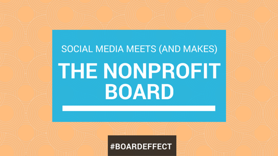 Nonprofit Board Social Media