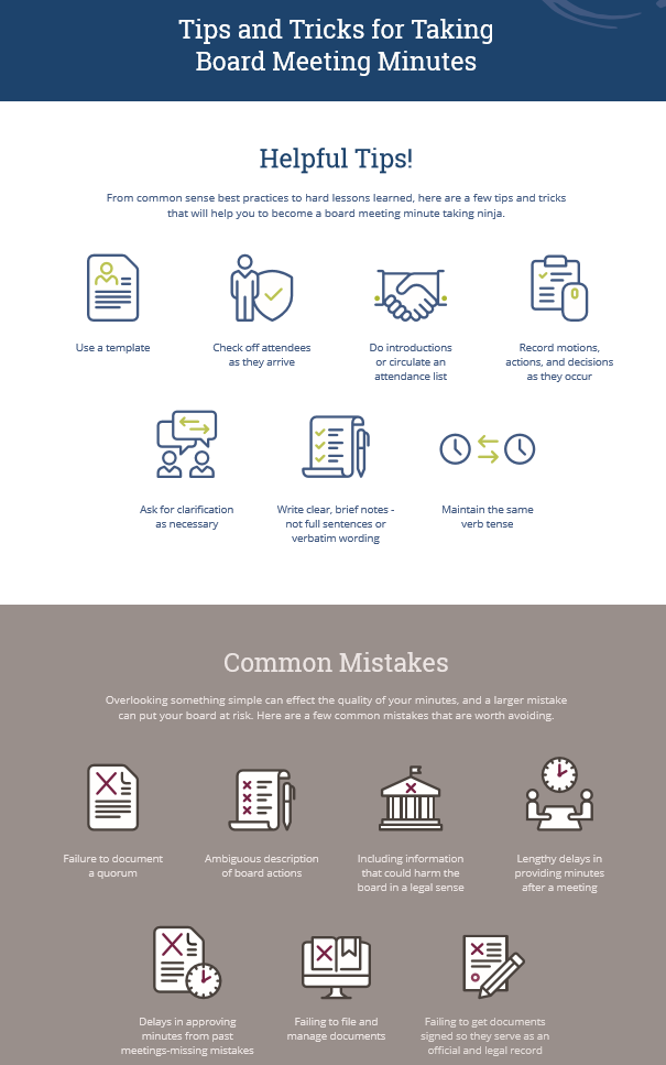 How To Type Up Minutes From A Meeting Template from www.boardeffect.com