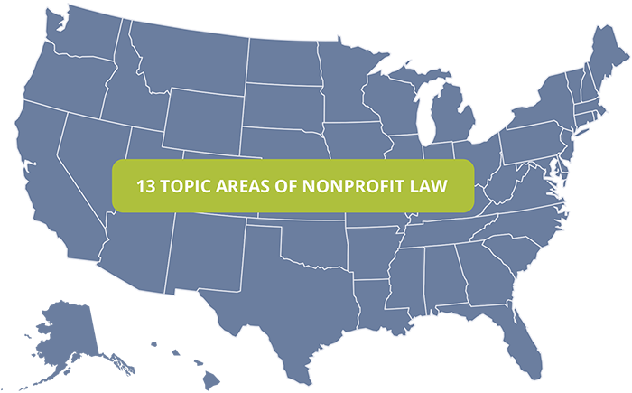 13 Topic Areas Of Nonprofit Laws