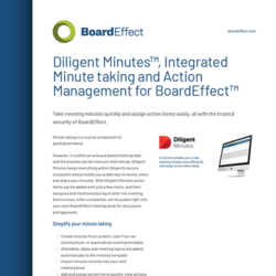 Diligent Minutes For BoardEffect