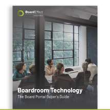 Boardroom Technology: The Board Portal Buyer's Guide
