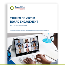 7 Rules of Virtual Board Engagement
